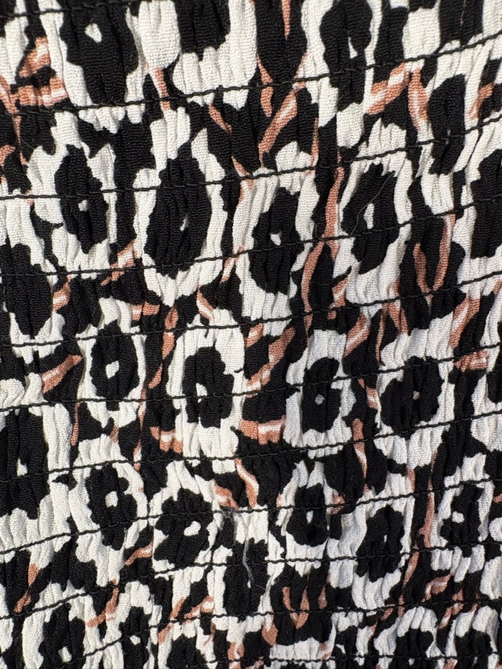 Diane von Furstenberg for Target Smocked Tie‑Strap Midi Dress – Size Large - Picture 6 of 8